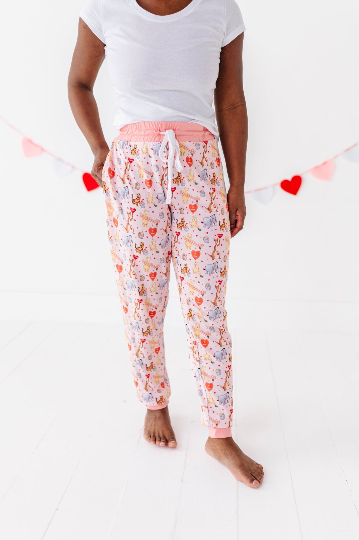 WOMEN'S SLEEPY PANTS - 100 ACRES OF KISSES - The Sleepy Sloth