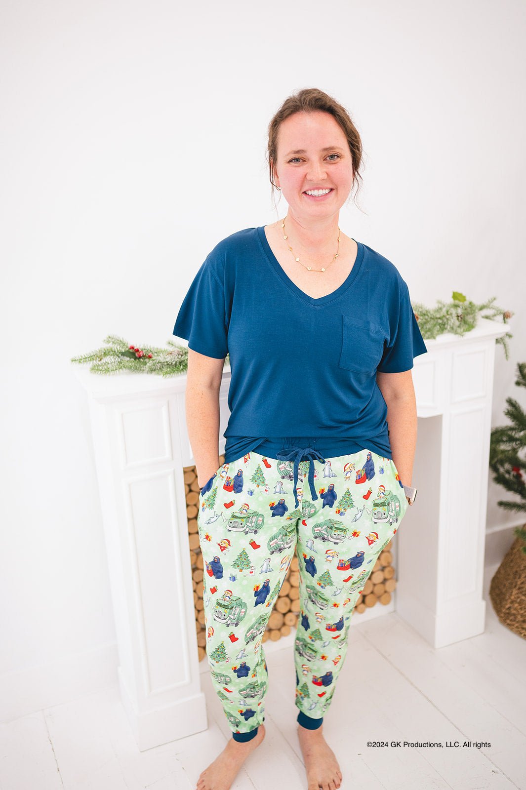 WOMEN'S SLEEPY PANTS - A TRASH TRUCK CHRISTMAS - The Sleepy Sloth