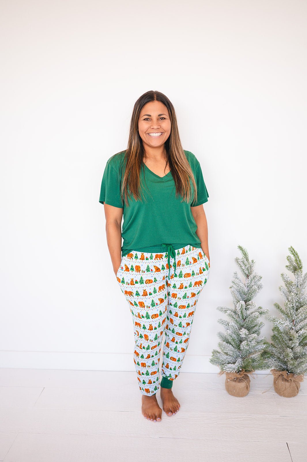 WOMEN'S SLEEPY PANTS - BEARY CHRISTMAS - The Sleepy Sloth