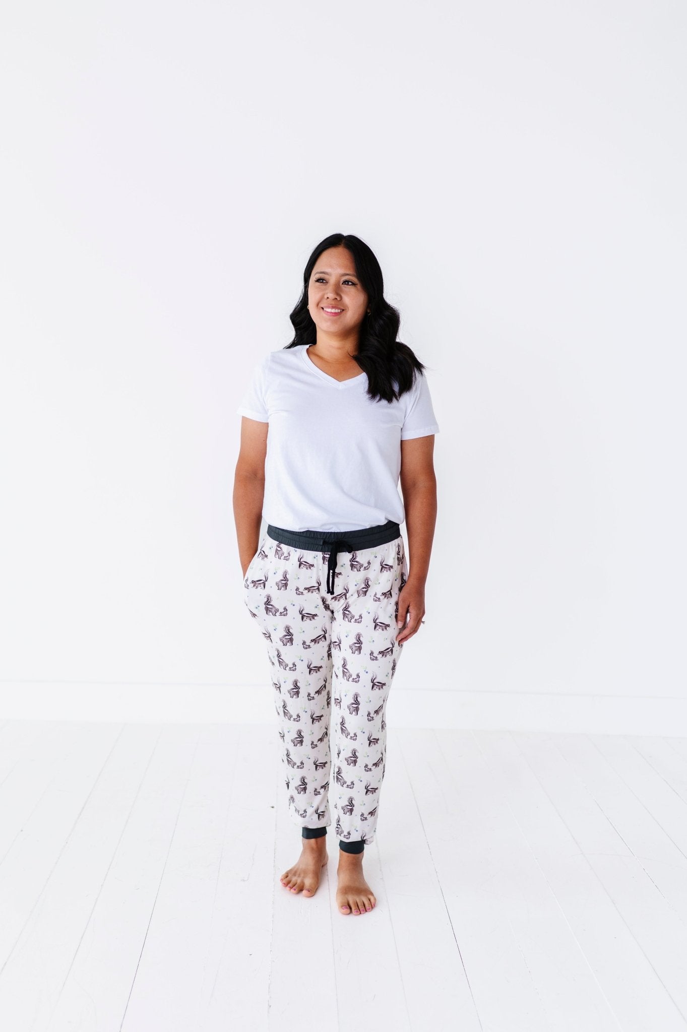 WOMEN'S SLEEPY PANTS - BERRY STINKY - The Sleepy Sloth