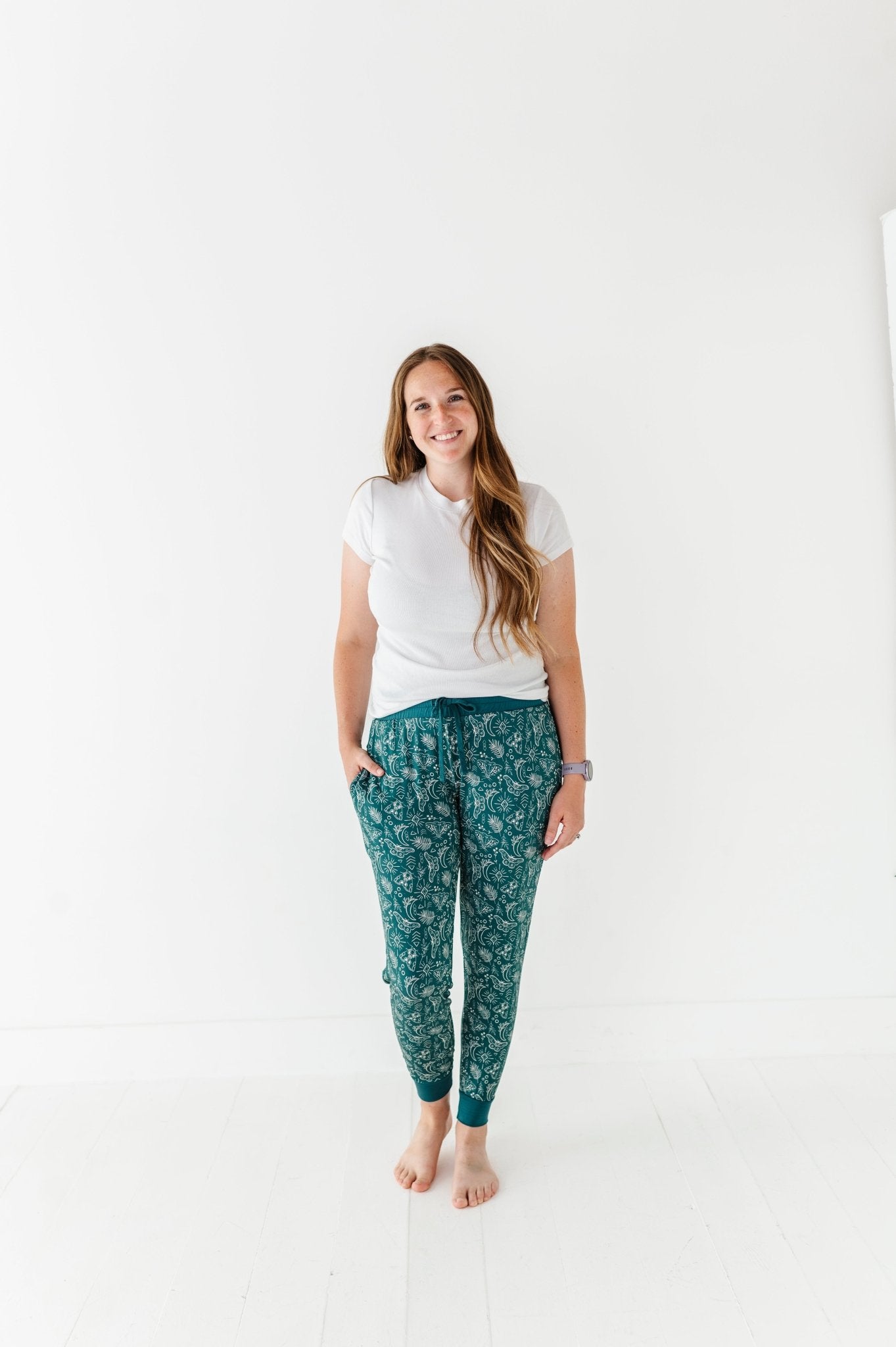 Women's Sleepy Pants - CELESTIAL MOTHS - The Sleepy Sloth
