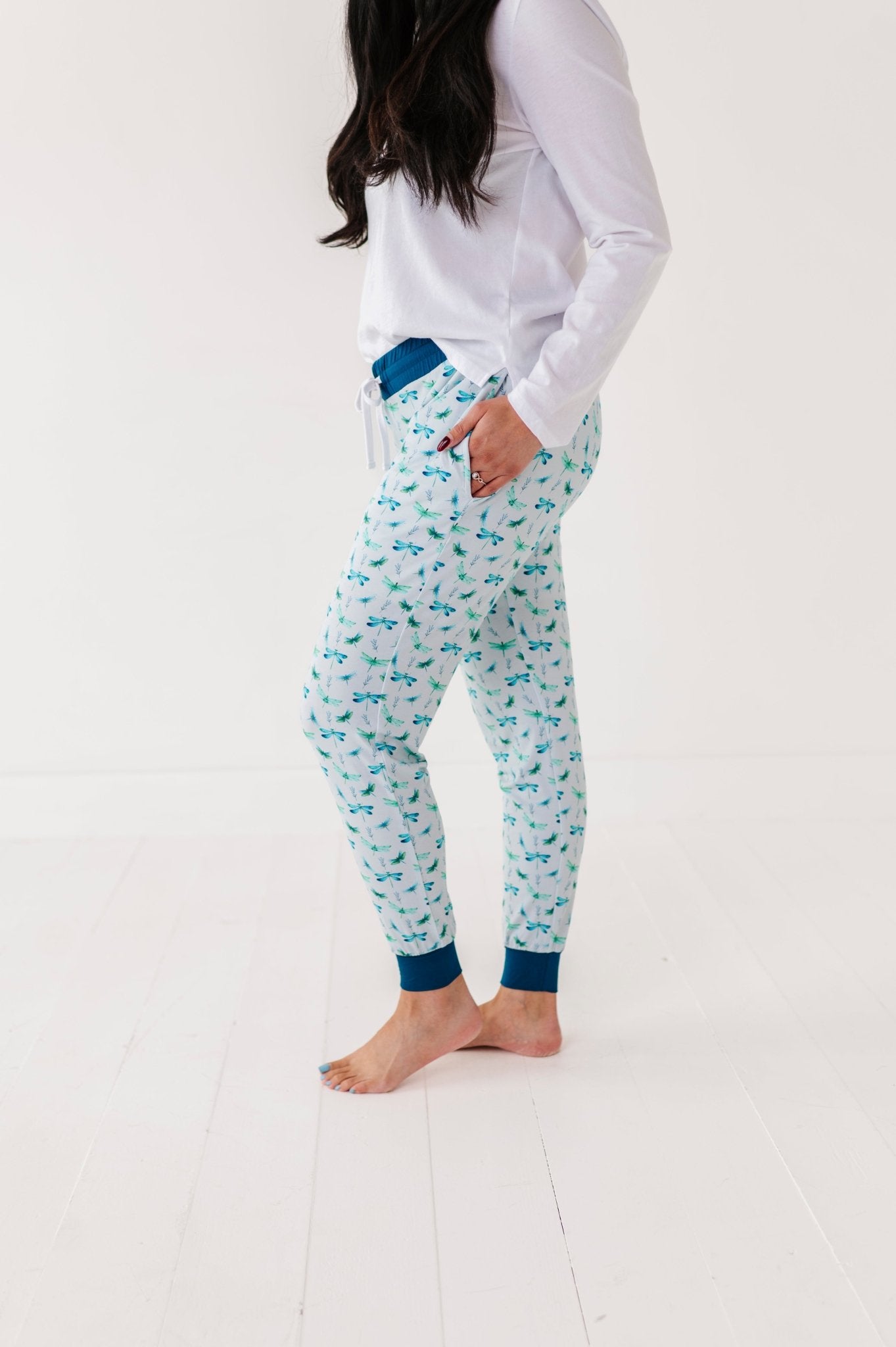 WOMEN'S SLEEPY PANTS - DRAGONFLIES - The Sleepy Sloth