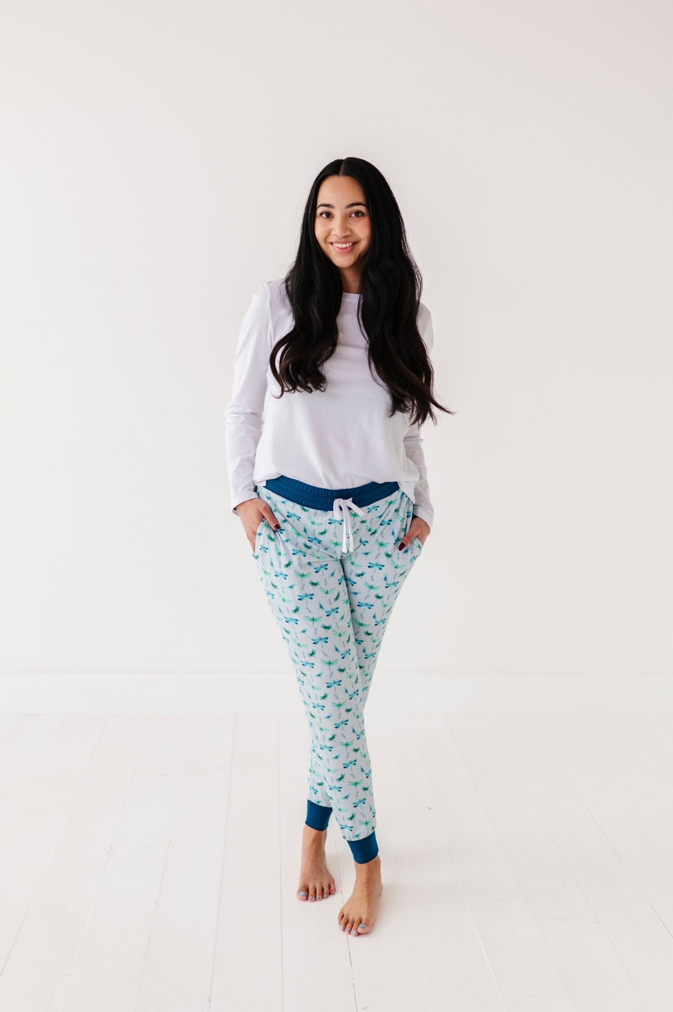 WOMEN'S SLEEPY PANTS - DRAGONFLIES - The Sleepy Sloth