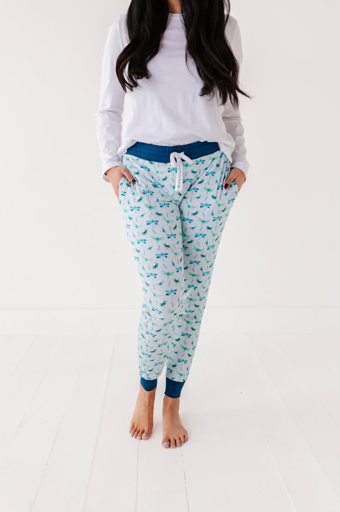 WOMEN'S SLEEPY PANTS - DRAGONFLIES - The Sleepy Sloth