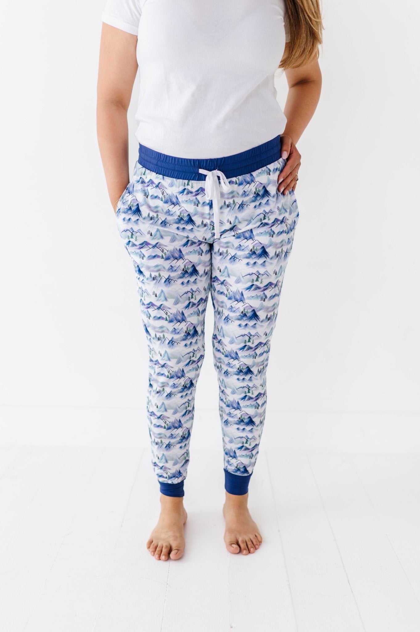 WOMEN'S SLEEPY PANTS - MISTY MOUNTAINS - The Sleepy Sloth