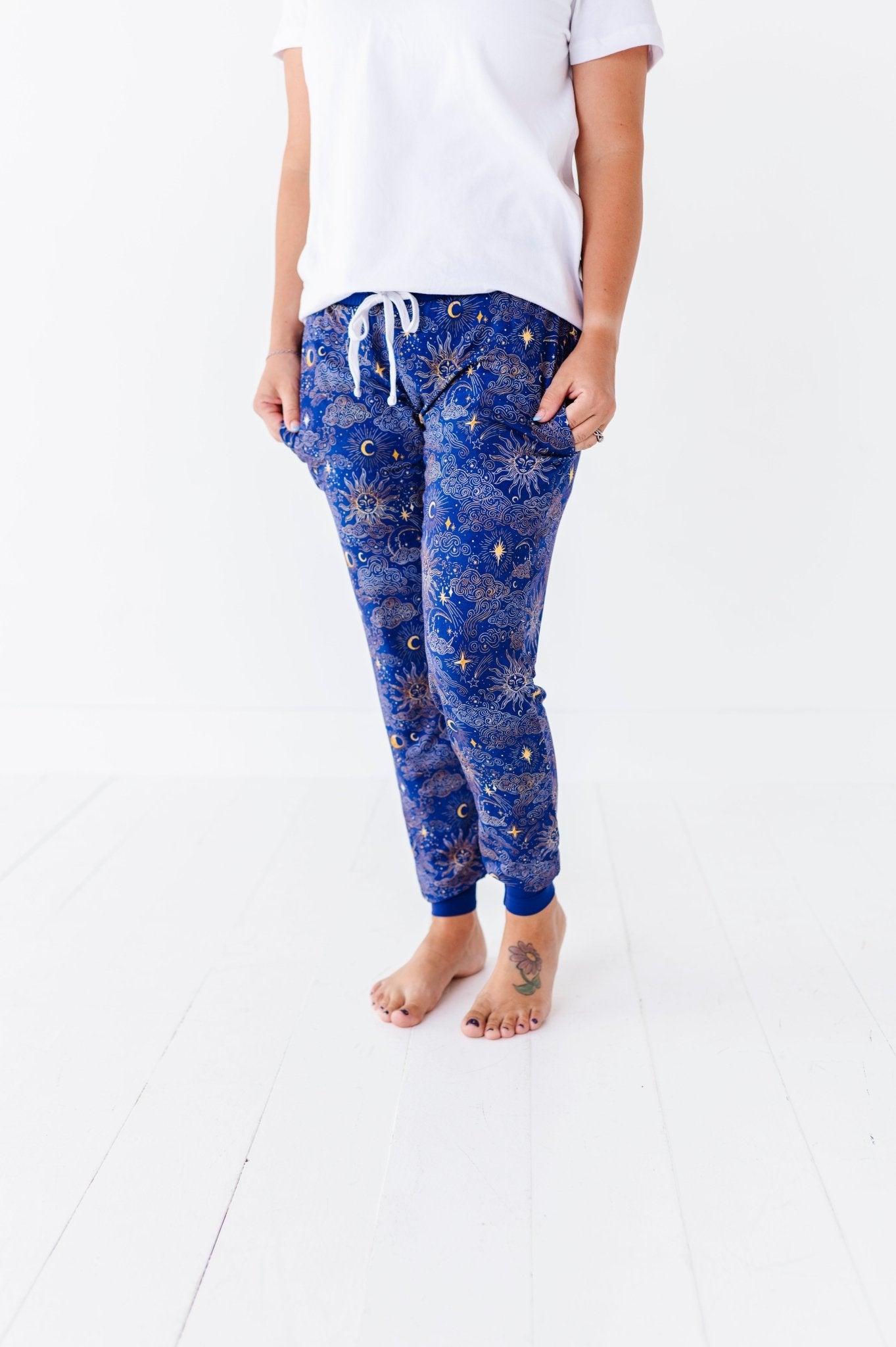 WOMEN'S SLEEPY PANTS - MYSTIC SKY - The Sleepy Sloth