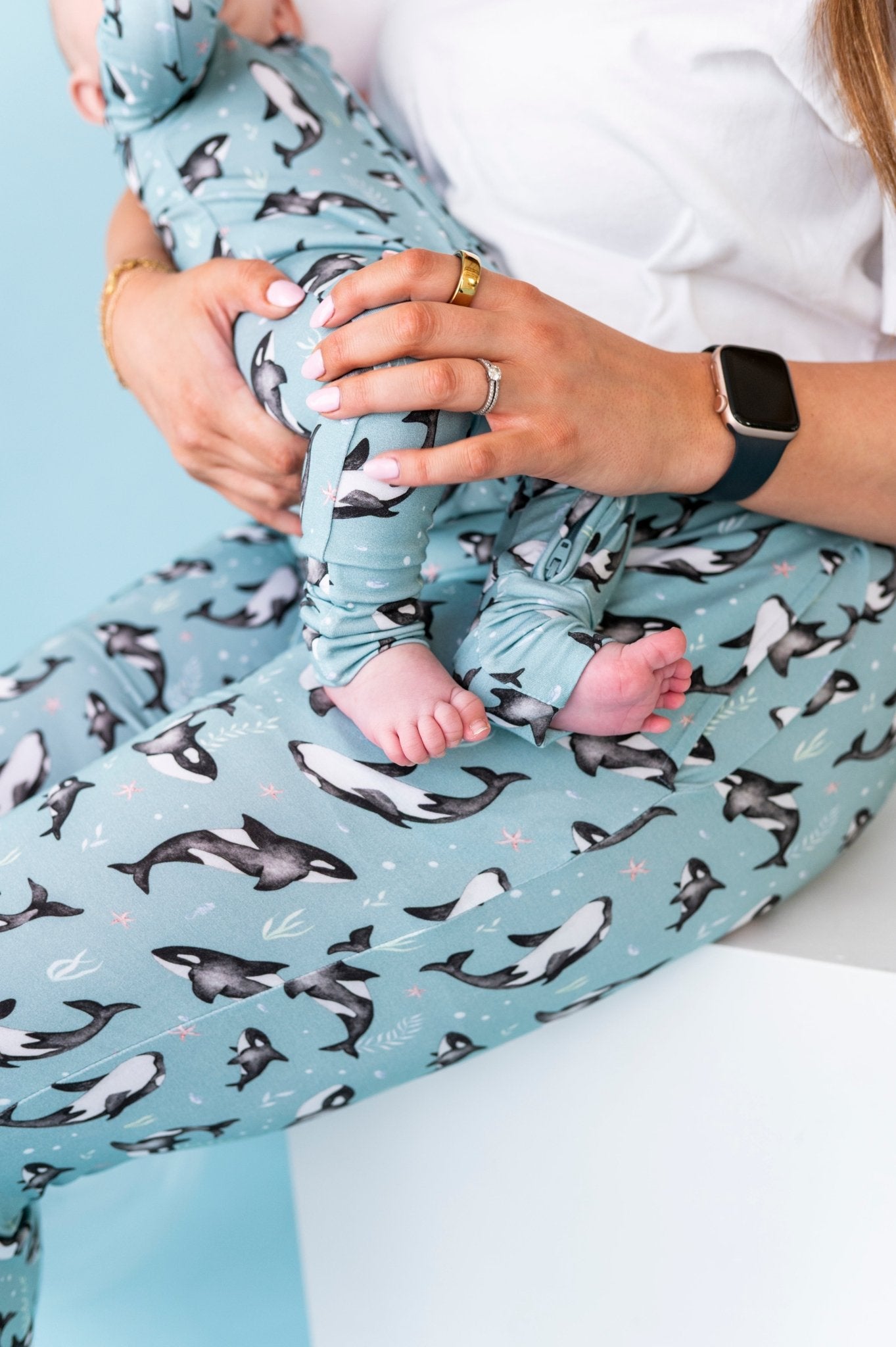 Women's Sleepy Pants - OH WHALE - The Sleepy Sloth