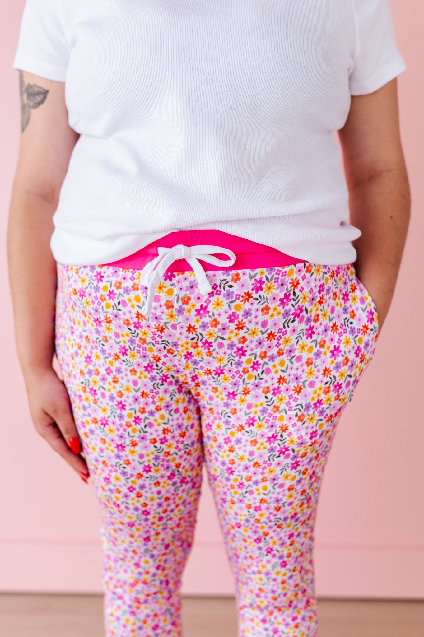 WOMEN'S SLEEPY PANTS - ROSEY POSEY - The Sleepy Sloth