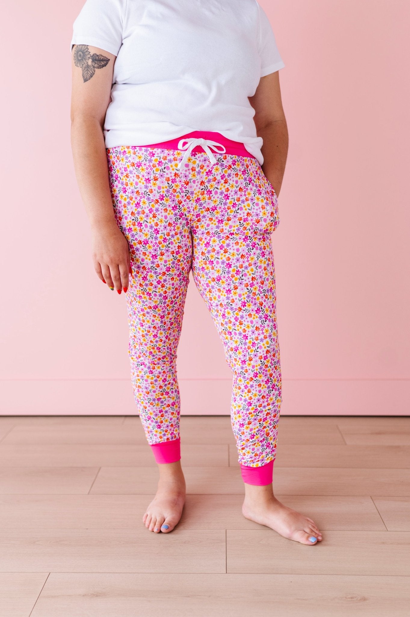 WOMEN'S SLEEPY PANTS - ROSEY POSEY - The Sleepy Sloth