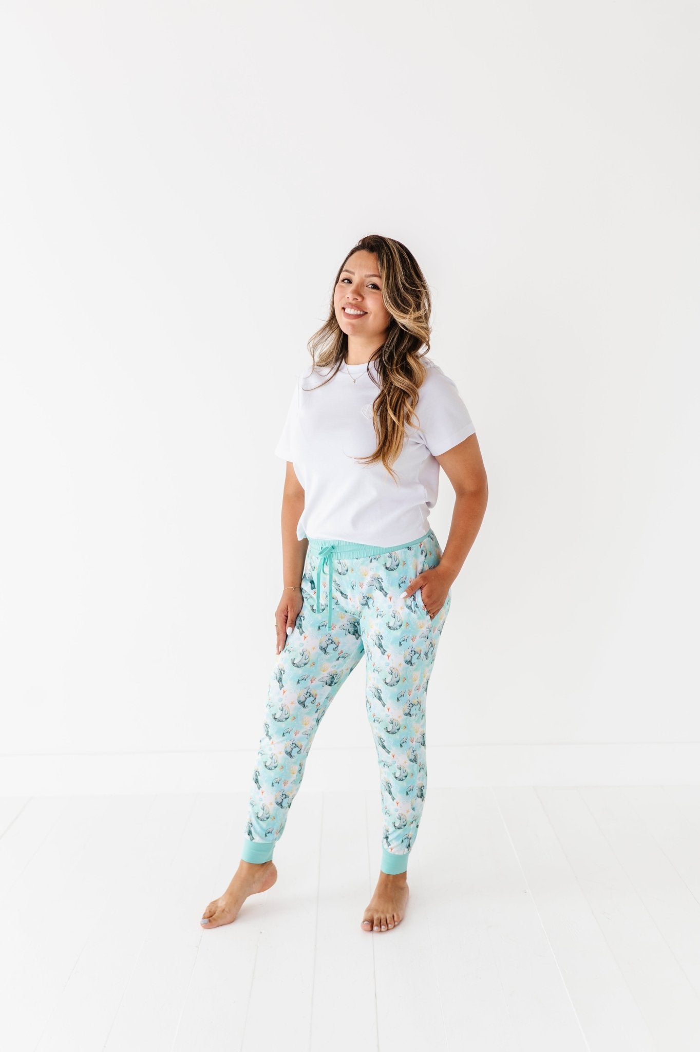 WOMEN'S SLEEPY PANTS* - SEA COW - The Sleepy Sloth