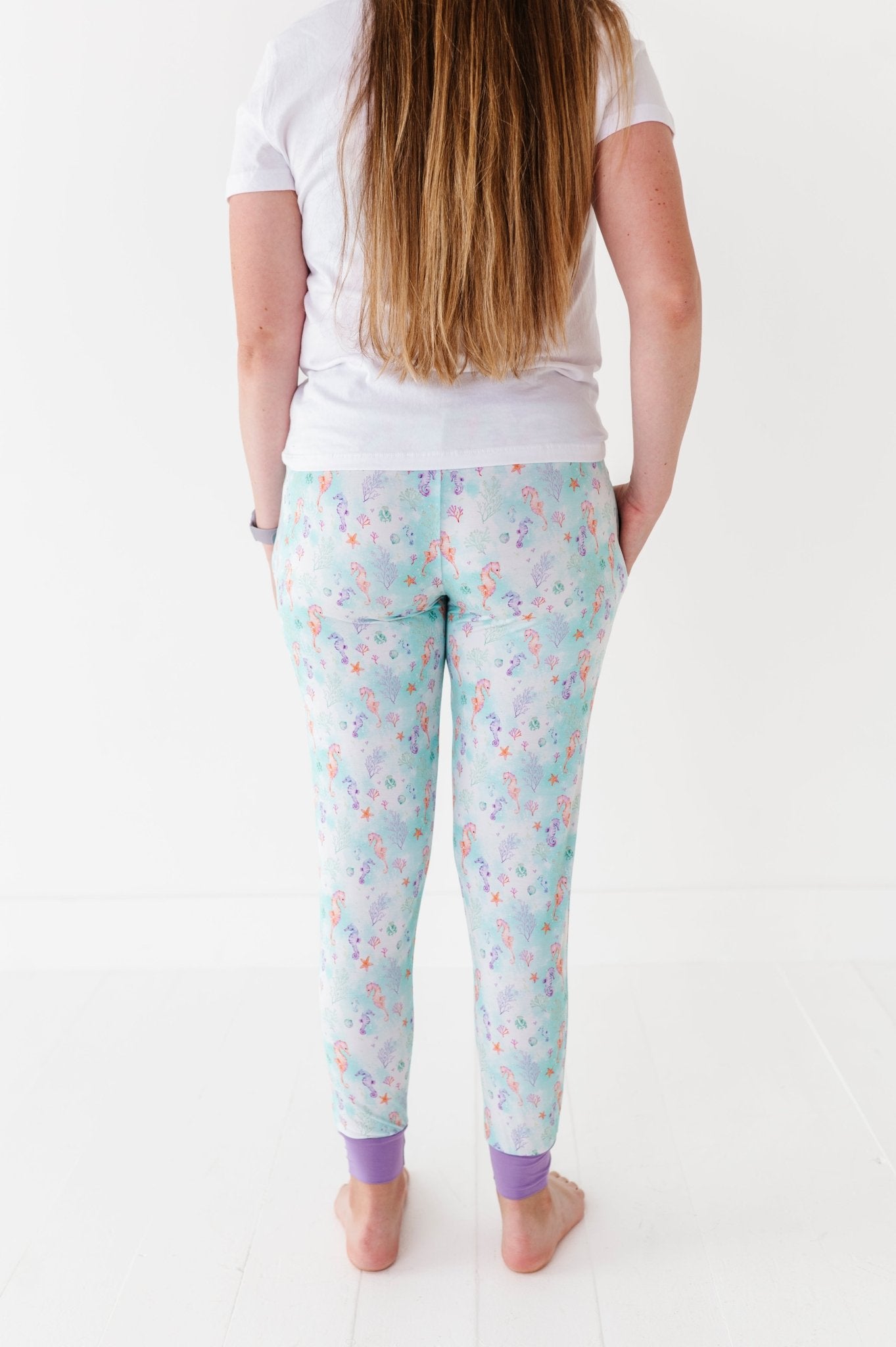 WOMEN'S SLEEPY PANTS* - SEAHORSIN' AROUND - The Sleepy Sloth