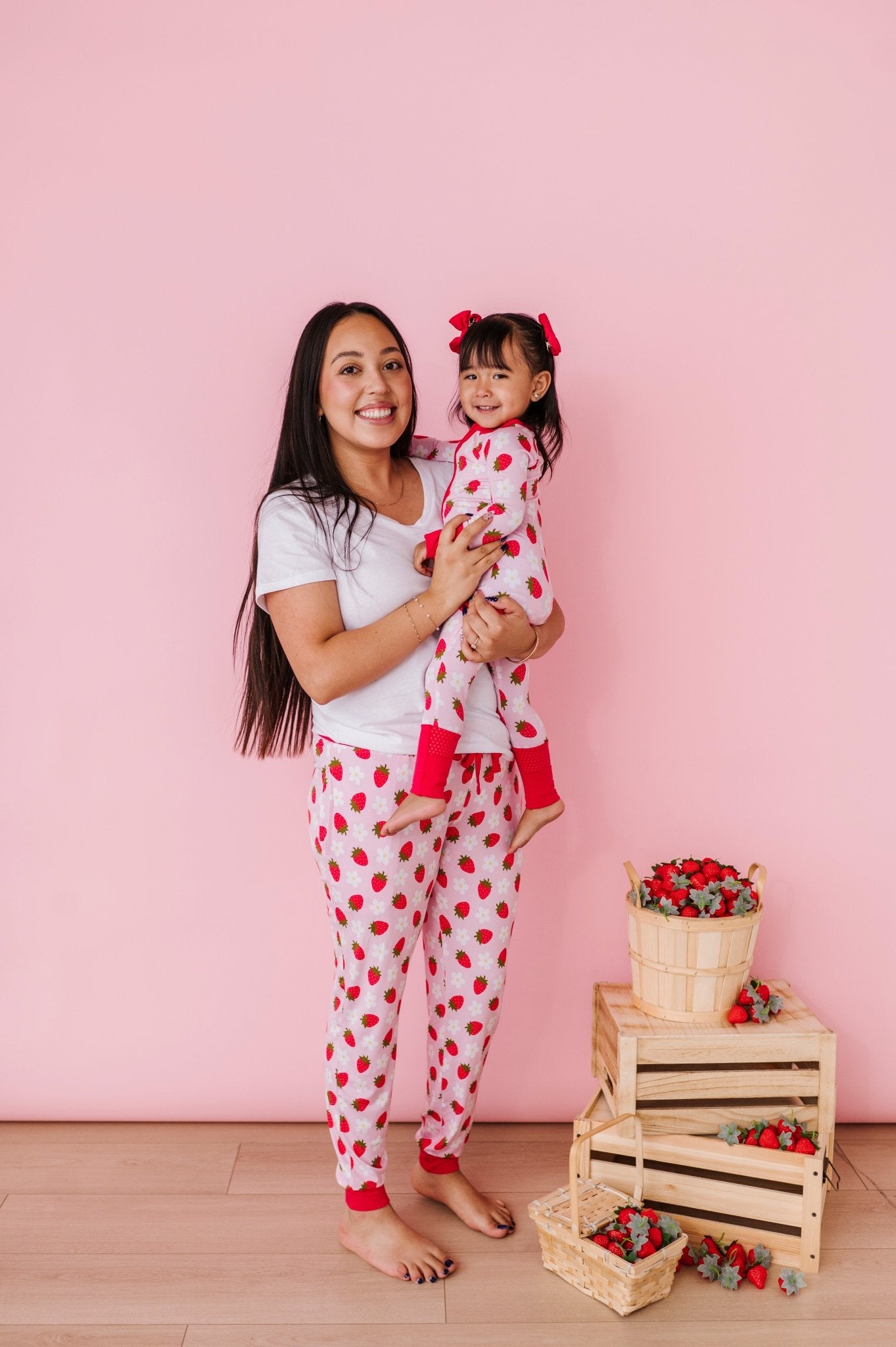 WOMEN'S SLEEPY PANTS - STRAWBERRY FIELDS - The Sleepy Sloth