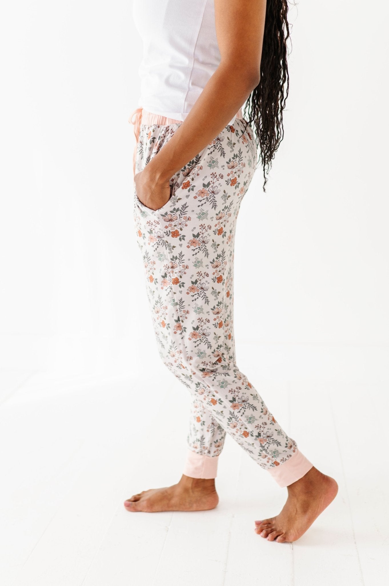WOMEN'S SLEEPY PANTS - TIMELESS MEADOW - The Sleepy Sloth