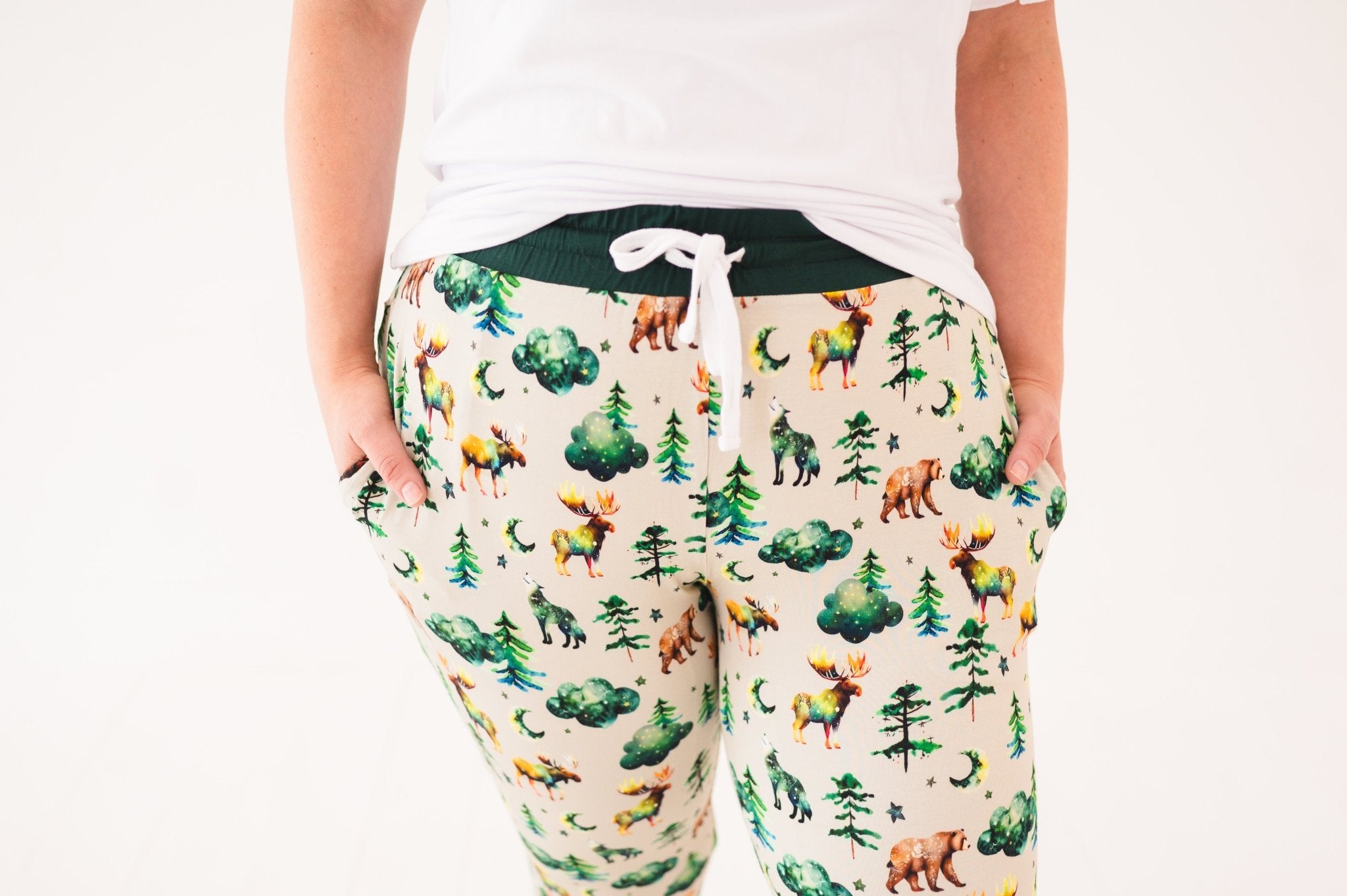 WOMEN'S SLEEPY PANTS - WOODLAND NIGHTS - The Sleepy Sloth