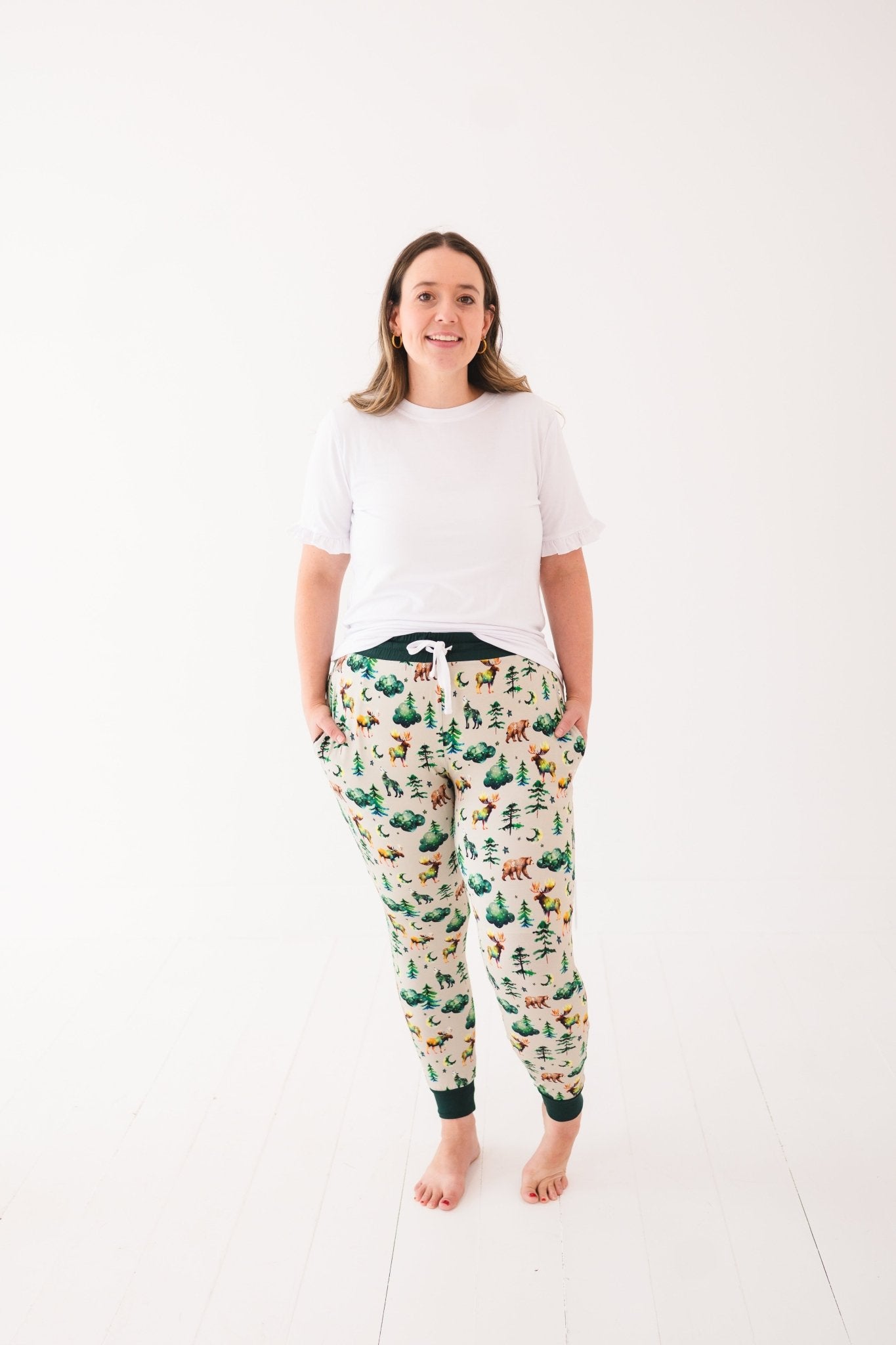 WOMEN'S SLEEPY PANTS - WOODLAND NIGHTS - The Sleepy Sloth