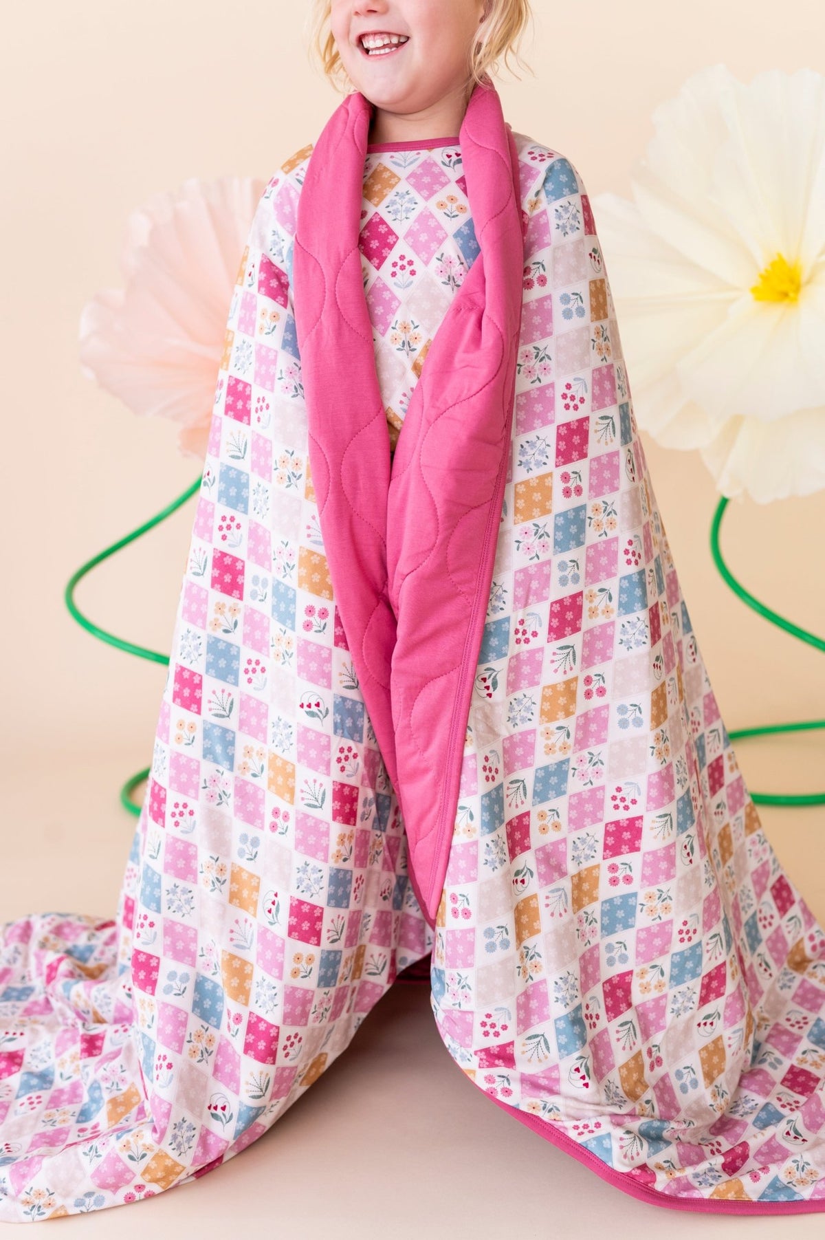 Youth Blankie - Stitched In Bloom - The Sleepy Sloth