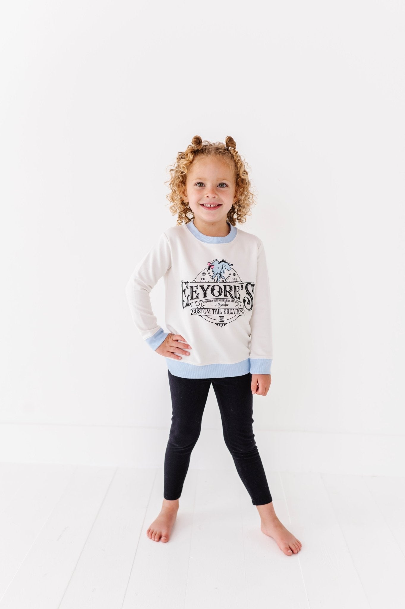 YOUTH GRAPHIC CREWNECK - EEYORE THE BEST - The Sleepy Sloth