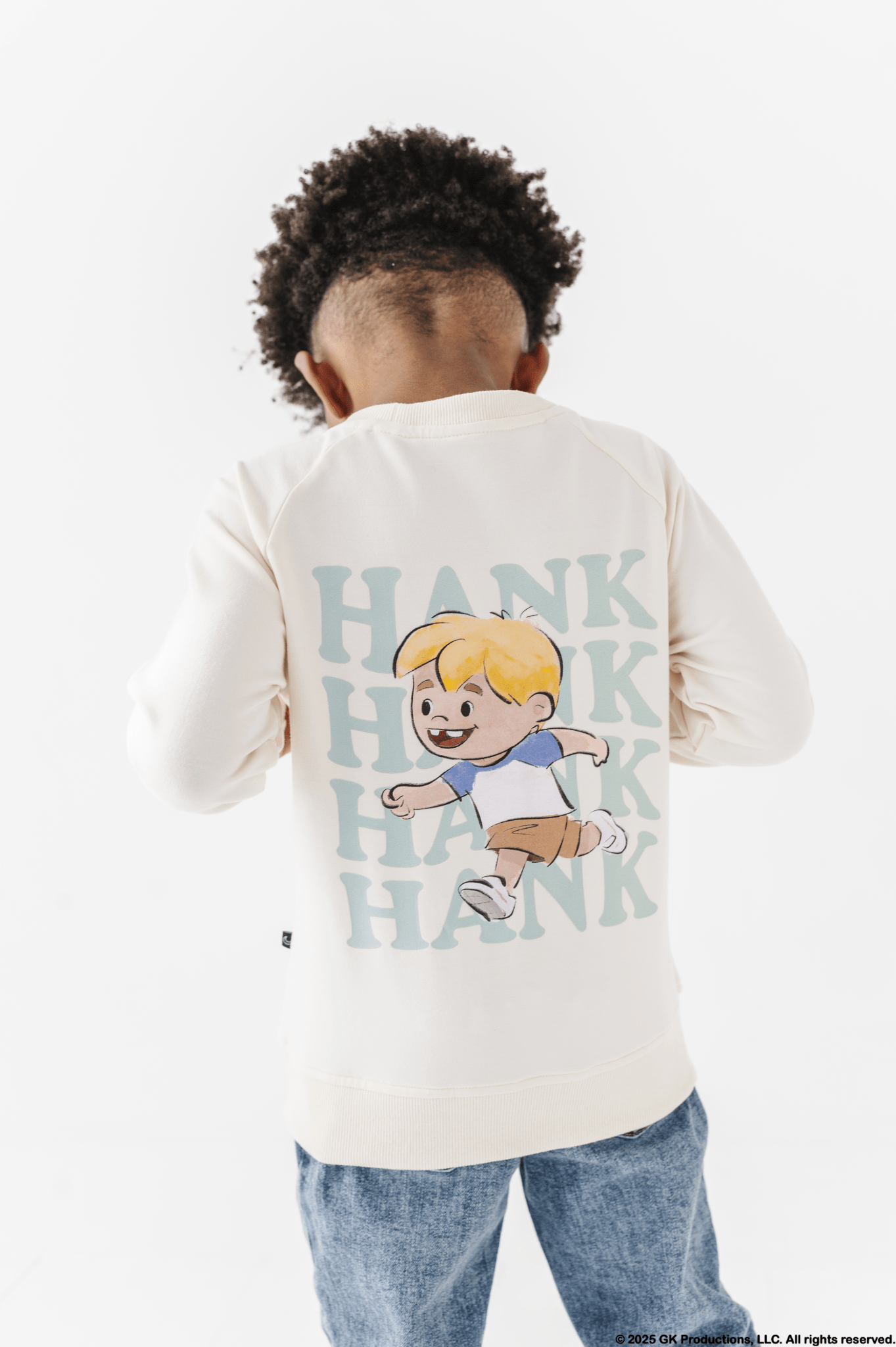 YOUTH GRAPHIC CREWNECK - HANK'S VARSITY CREWNECK - The Sleepy Sloth
