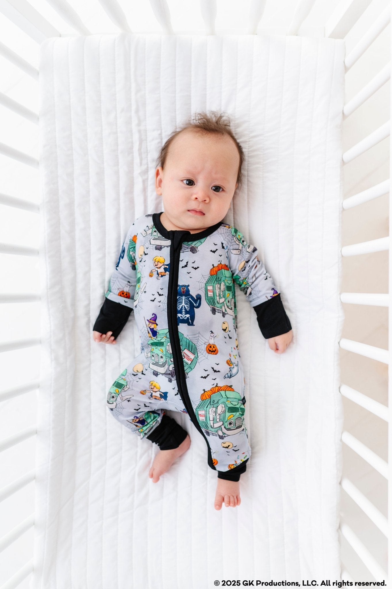 ZIP JAMMIES - A TRASH TRUCK™ HALLOWEEN - The Sleepy Sloth