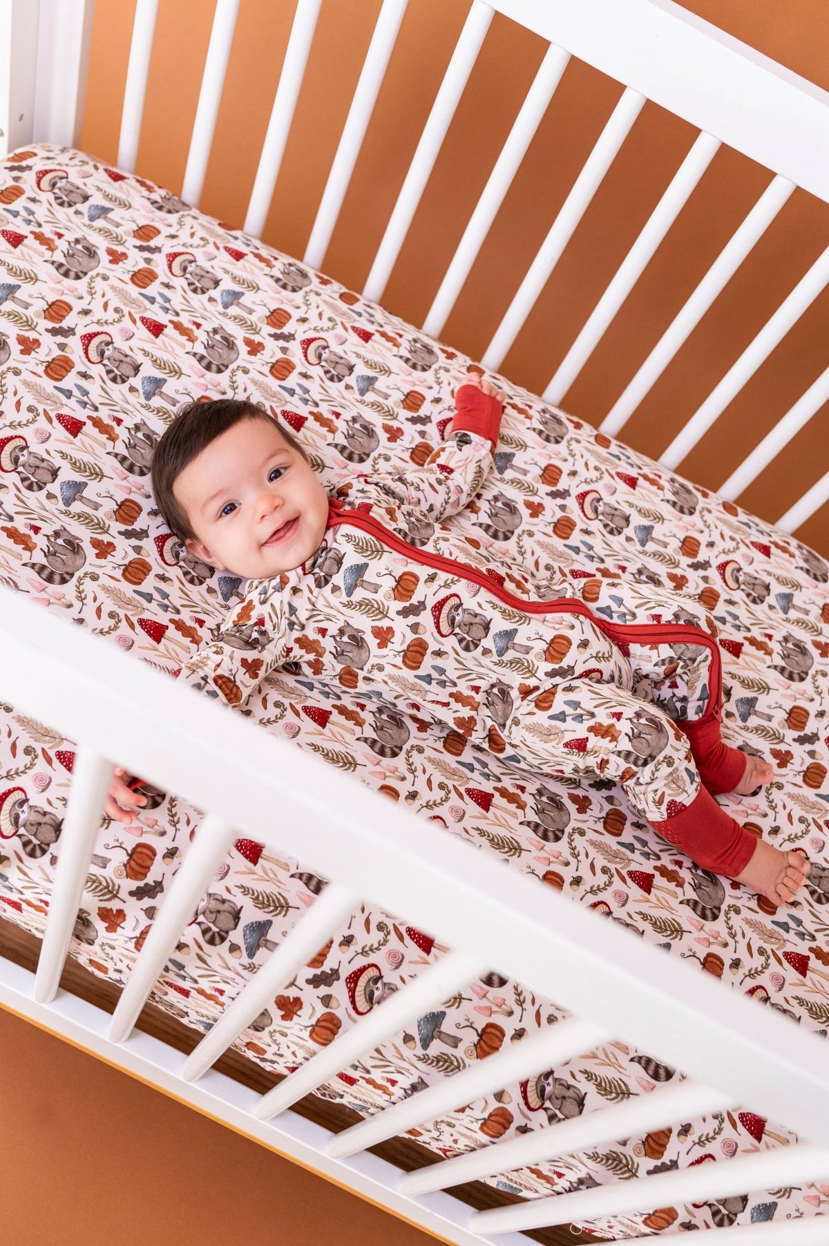 Zip Jammies - Autumn Woodland - The Sleepy Sloth