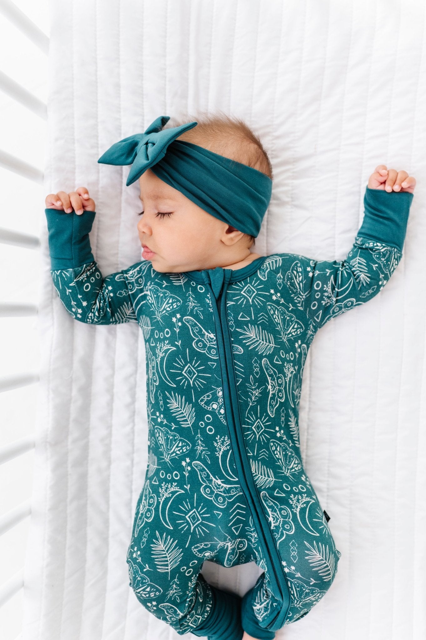Zip Jammies - CELESTIAL MOTHS - The Sleepy Sloth
