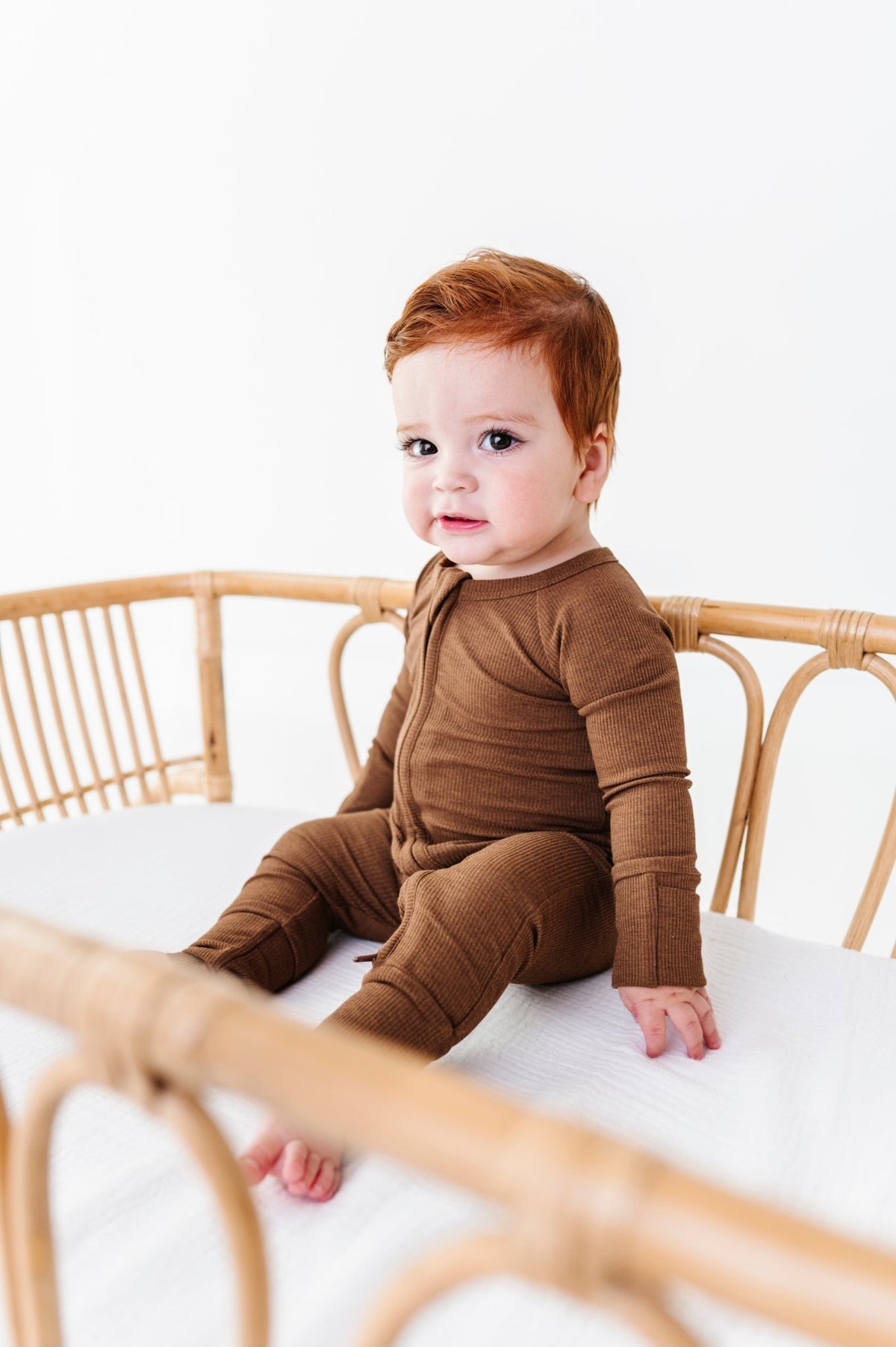 Zip Jammies - Chestnut - The Sleepy Sloth