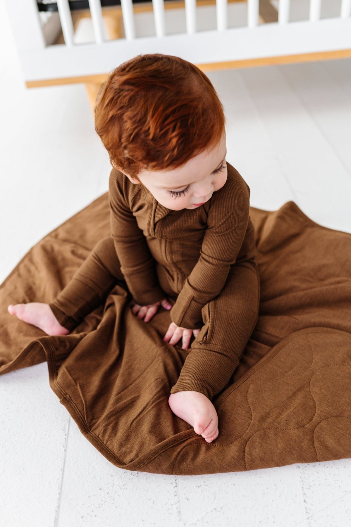 Zip Jammies - Chestnut - The Sleepy Sloth
