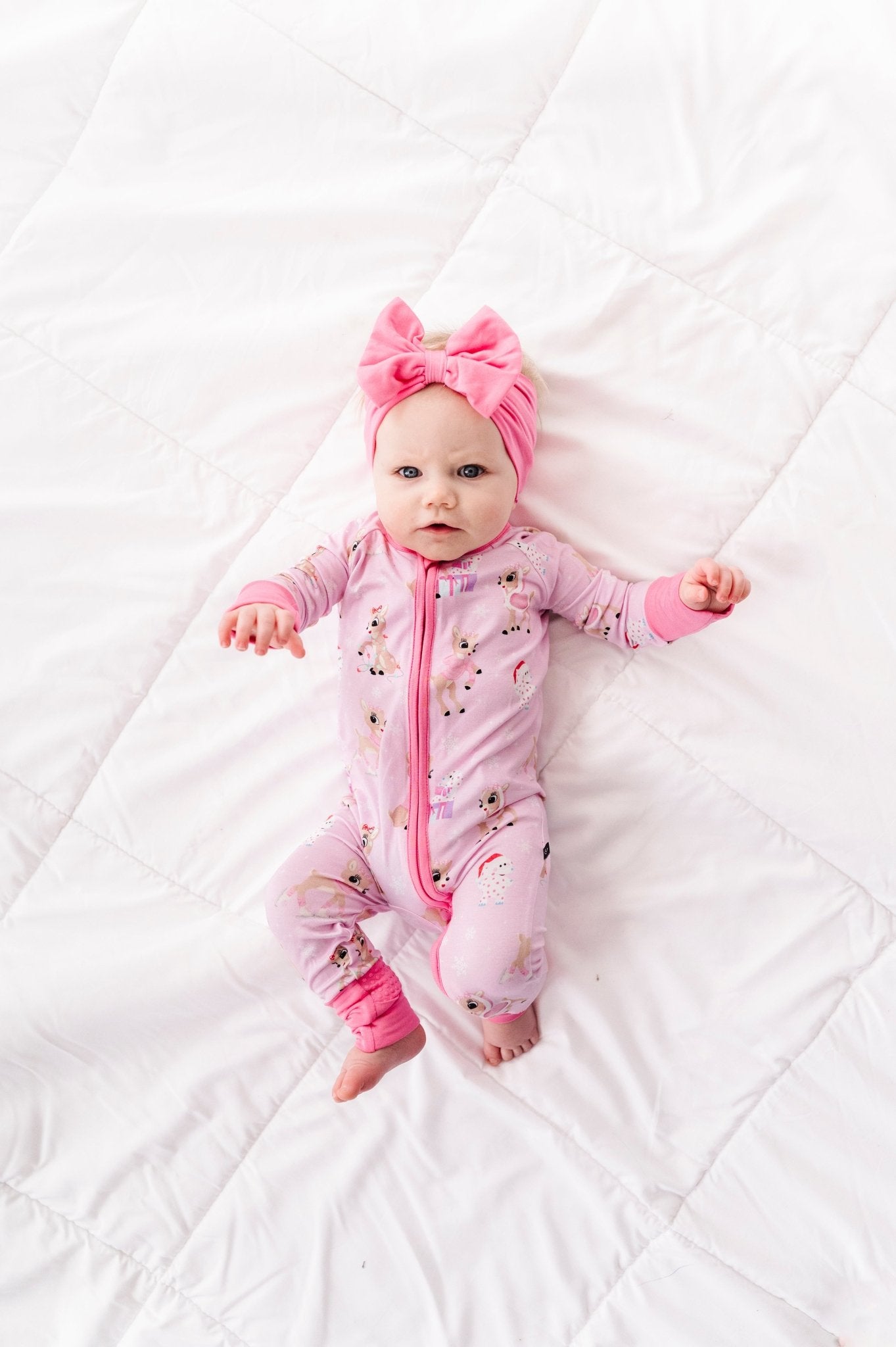 The Sleepy Sloth Dusty Rose outlet Ribbed Zip Jammies // 12-18 months