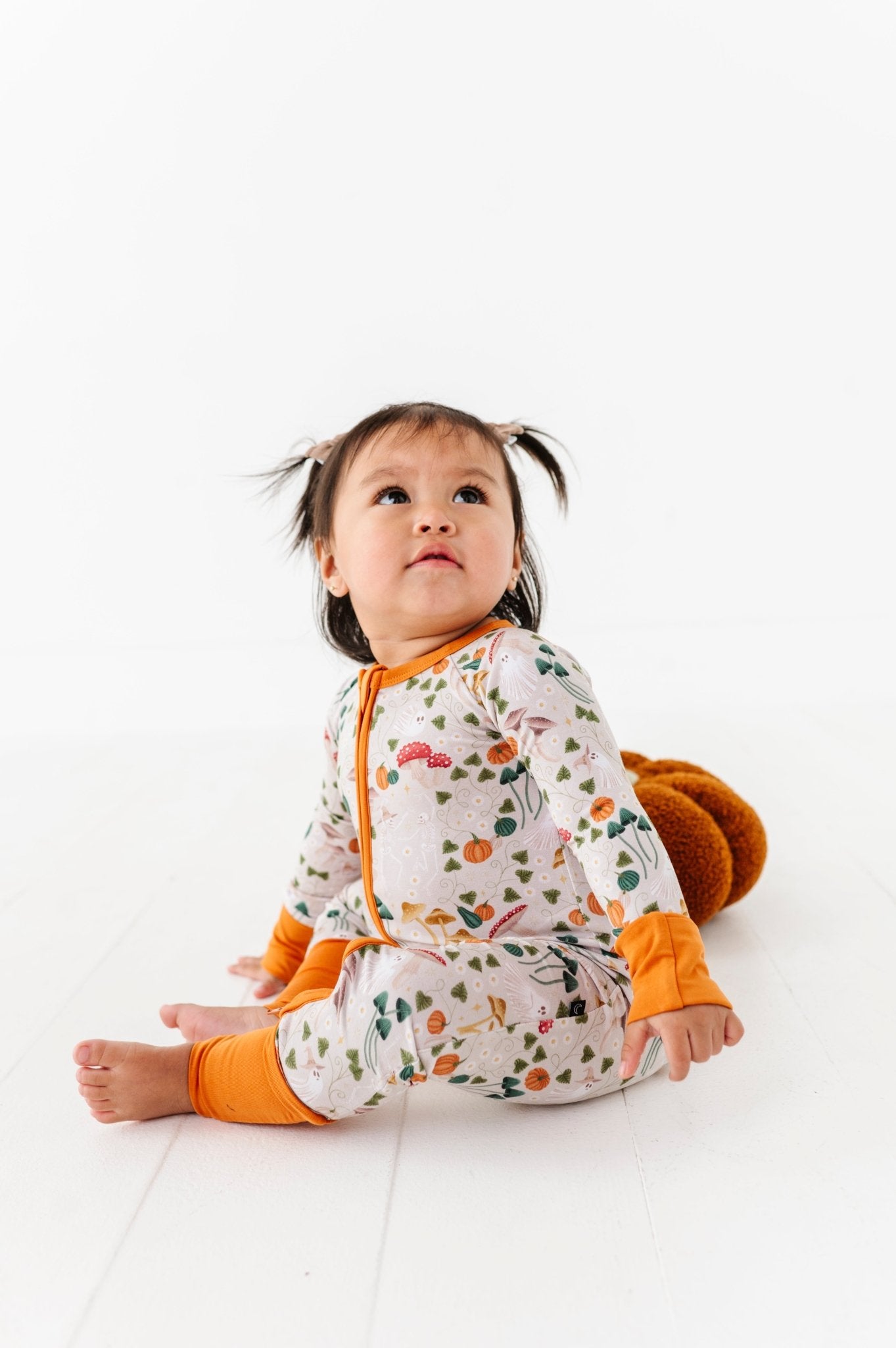 ZIP JAMMIES - GHOSTLY SHROOMS - The Sleepy Sloth