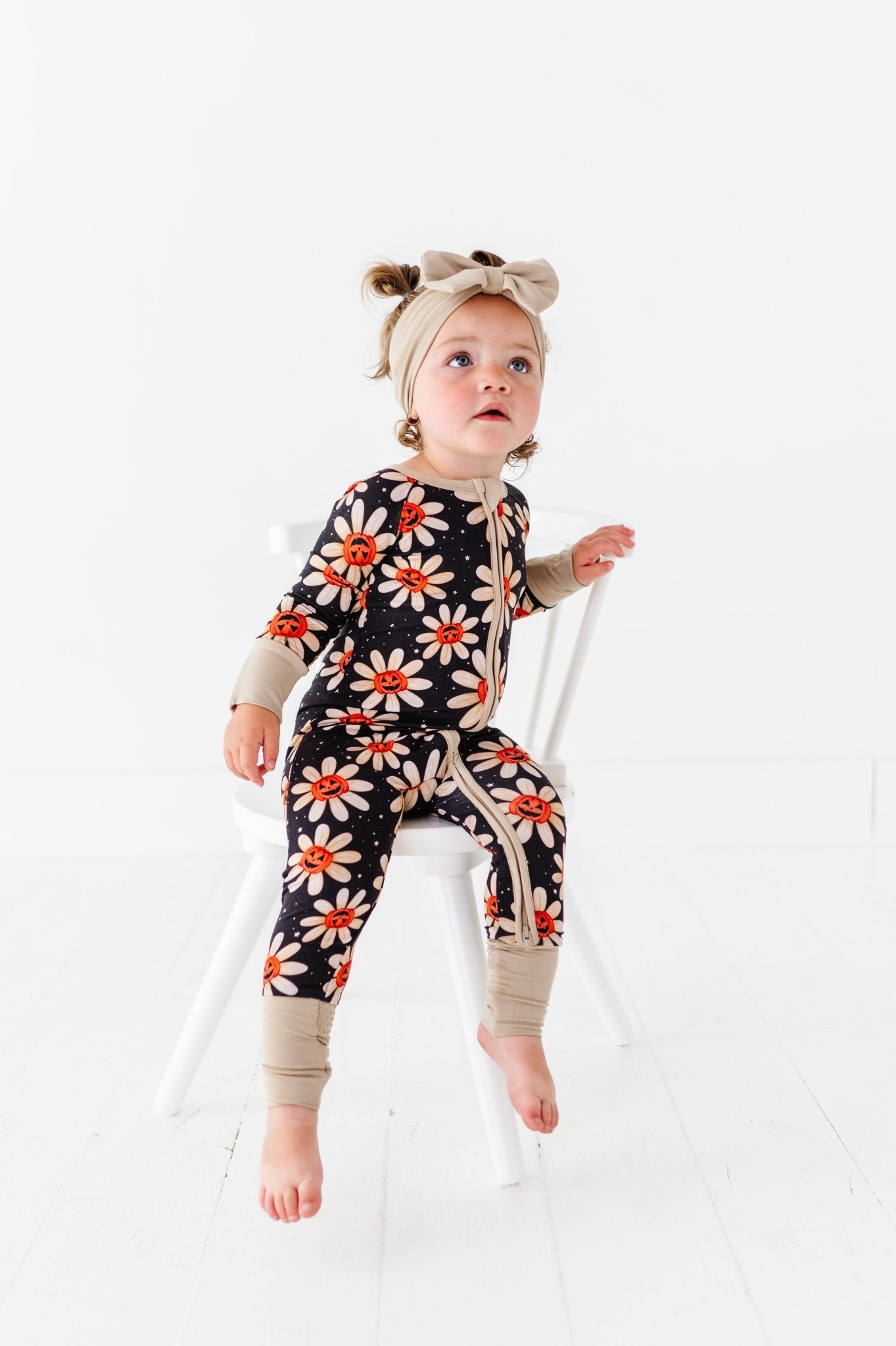 ZIP JAMMIES - GOURDGEOUS BLOOMS - The Sleepy Sloth