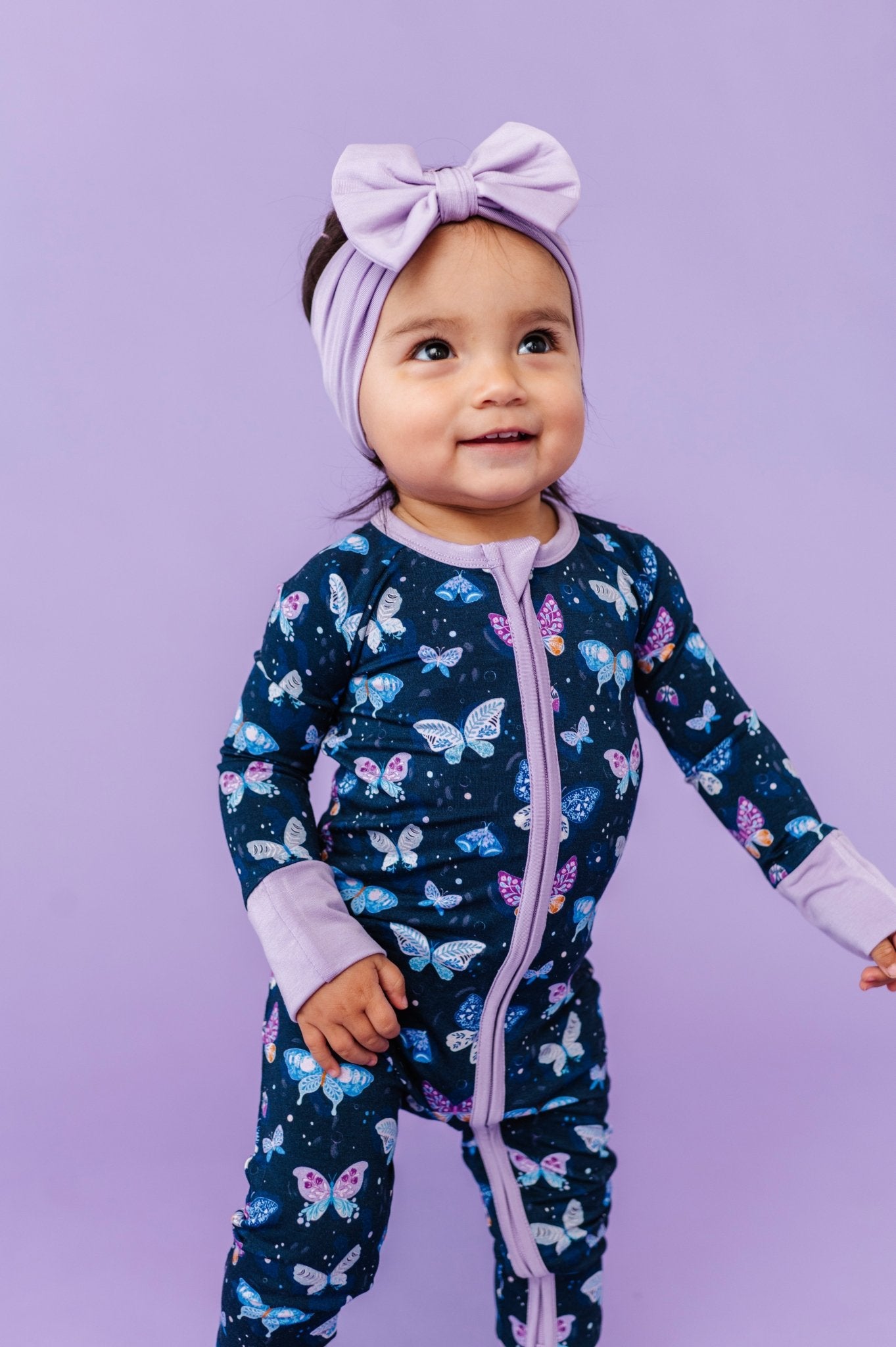 ZIP JAMMIES - INDIGO SKIES - The Sleepy Sloth