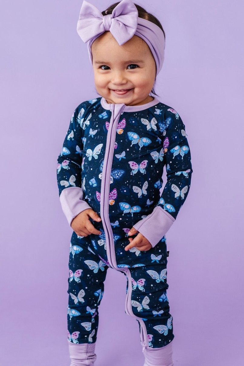 ZIP JAMMIES - INDIGO SKIES - The Sleepy Sloth
