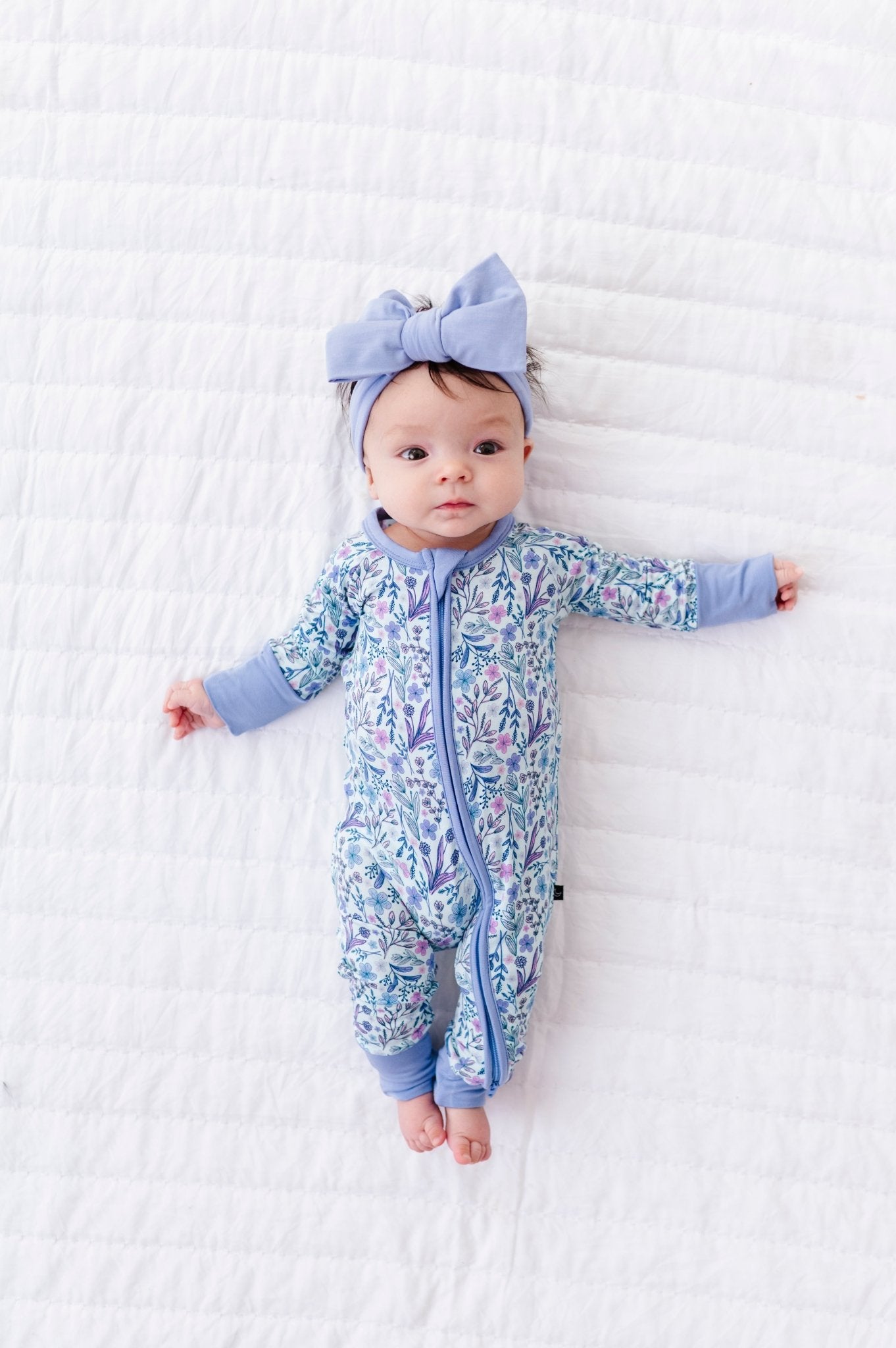 Zip Jammies - LAVENDER LOVE - The Sleepy Sloth