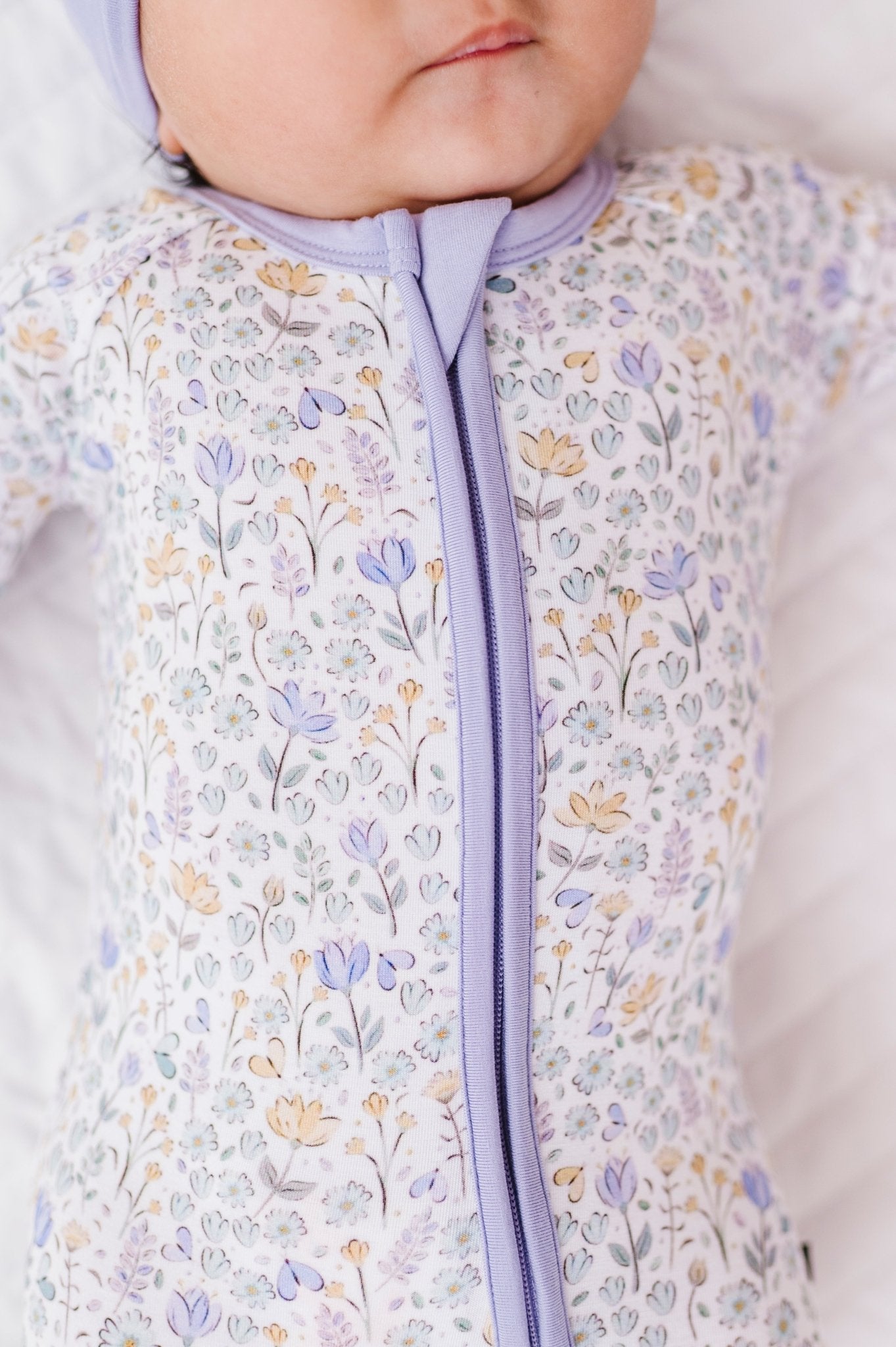 ZIP JAMMIES - LILAC VALLEY - The Sleepy Sloth