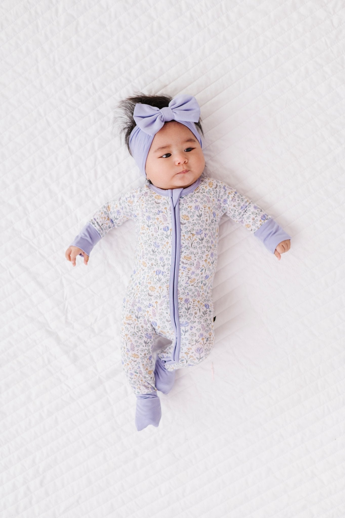 ZIP JAMMIES - LILAC VALLEY - The Sleepy Sloth