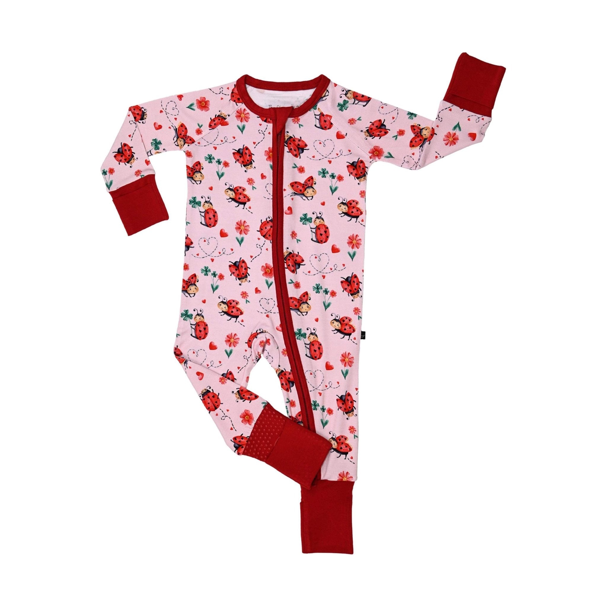 ZIP JAMMIES - LITTLE LADY LOVE - The Sleepy Sloth