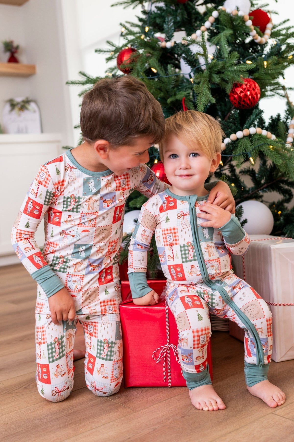 Zip Jammies - Merry Mosaic - The Sleepy Sloth