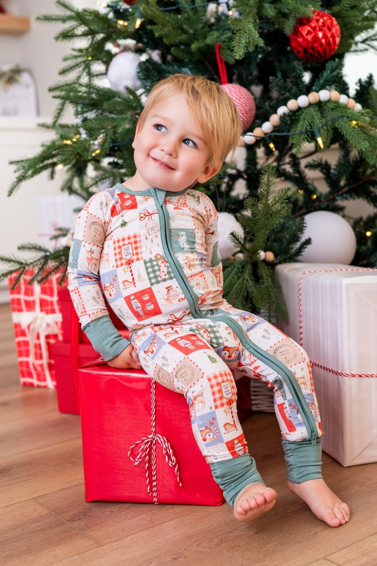 Zip Jammies - Merry Mosaic - The Sleepy Sloth