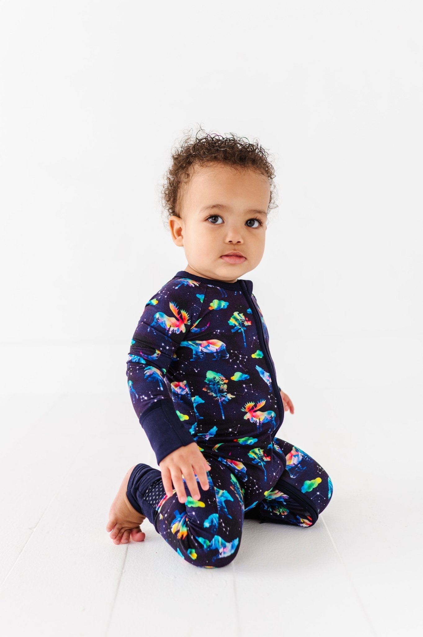 Zip Jammies - NORTHERN NIGHTS - The Sleepy Sloth