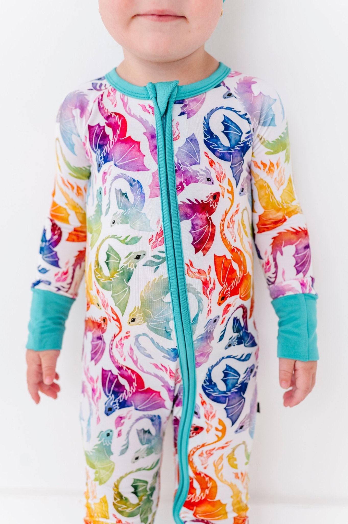 ZIP JAMMIES - RAINBOW TAILS - The Sleepy Sloth