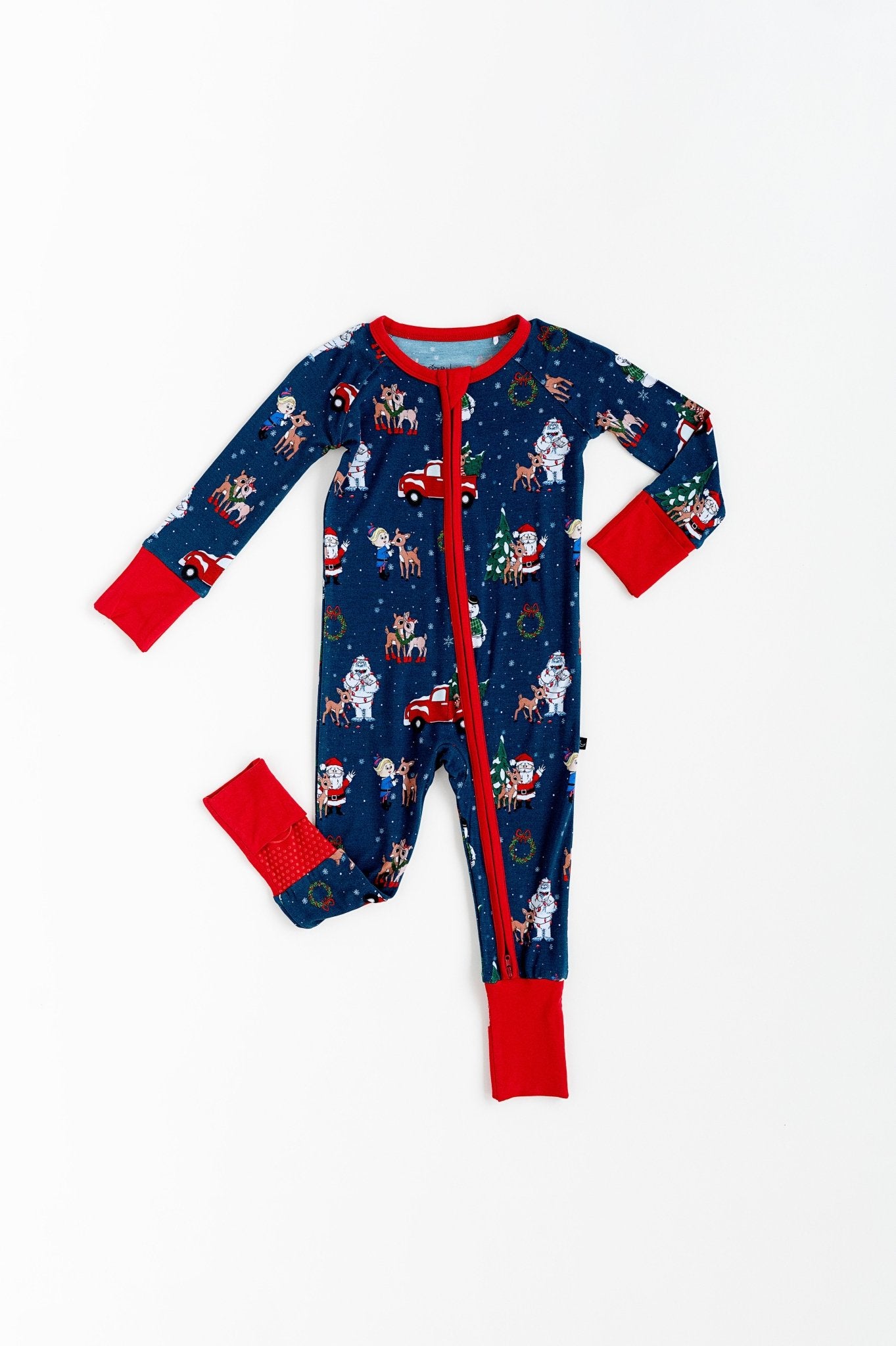 The Sleepy Sloth Bermuda outlet Blue Zip Jammies // 0-3