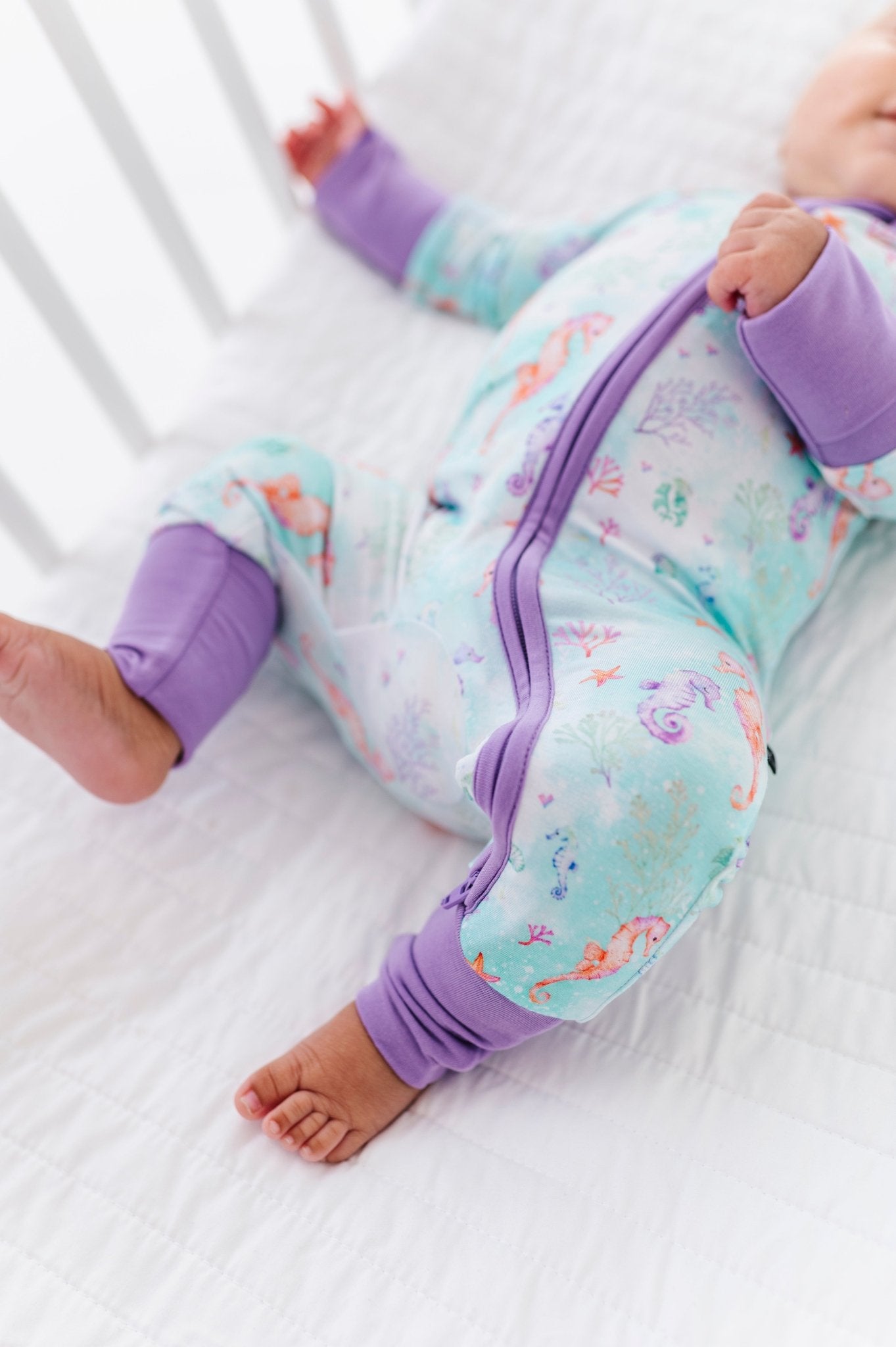 ZIP JAMMIES* - SEAHORSIN' AROUND - The Sleepy Sloth