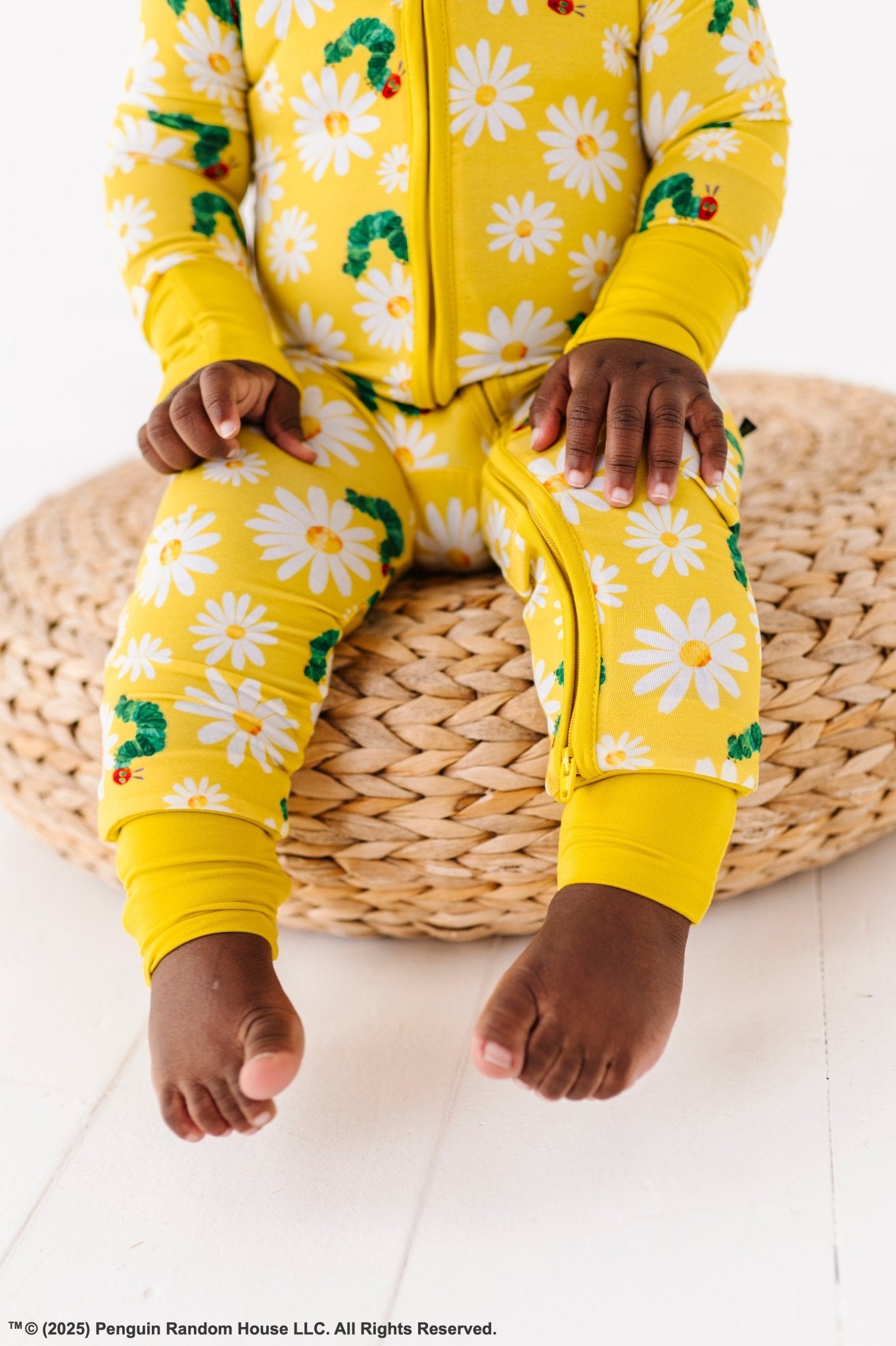 ZIP JAMMIES - SPRING DAISY - The Sleepy Sloth