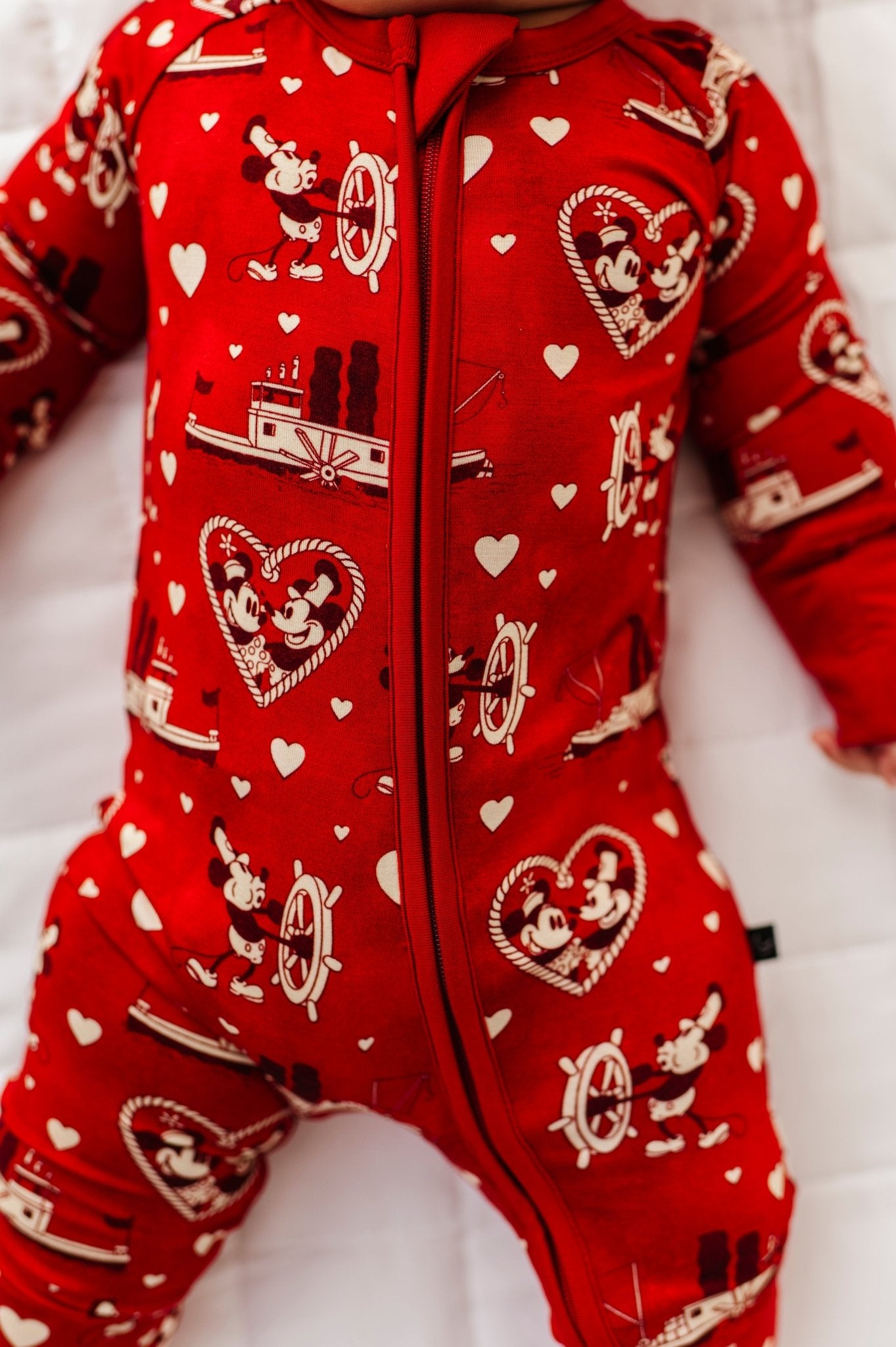 ZIP JAMMIES - STEAMBOAT SWEETHEARTS - The Sleepy Sloth