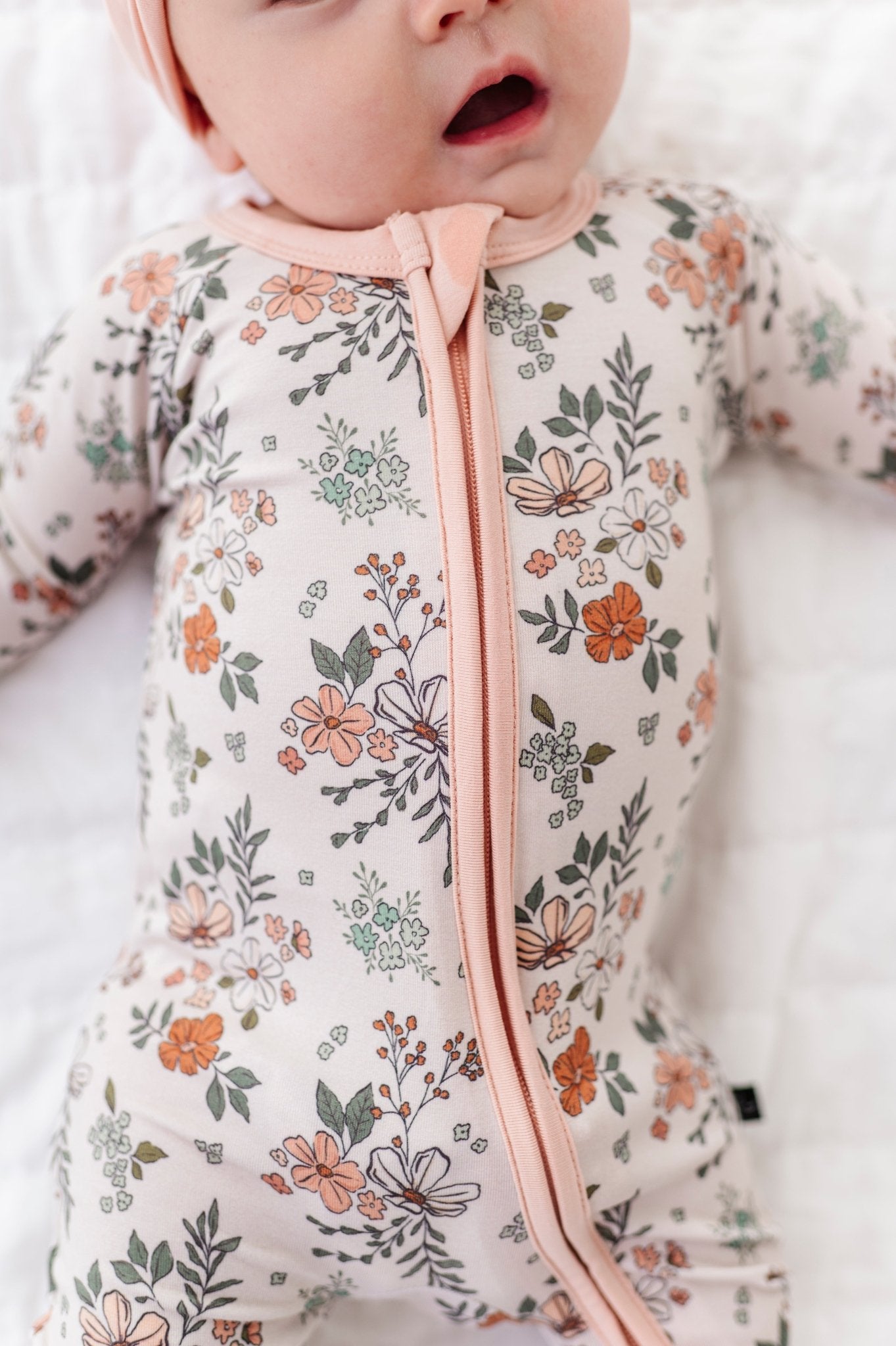 ZIP JAMMIES - TIMELESS MEADOW - The Sleepy Sloth